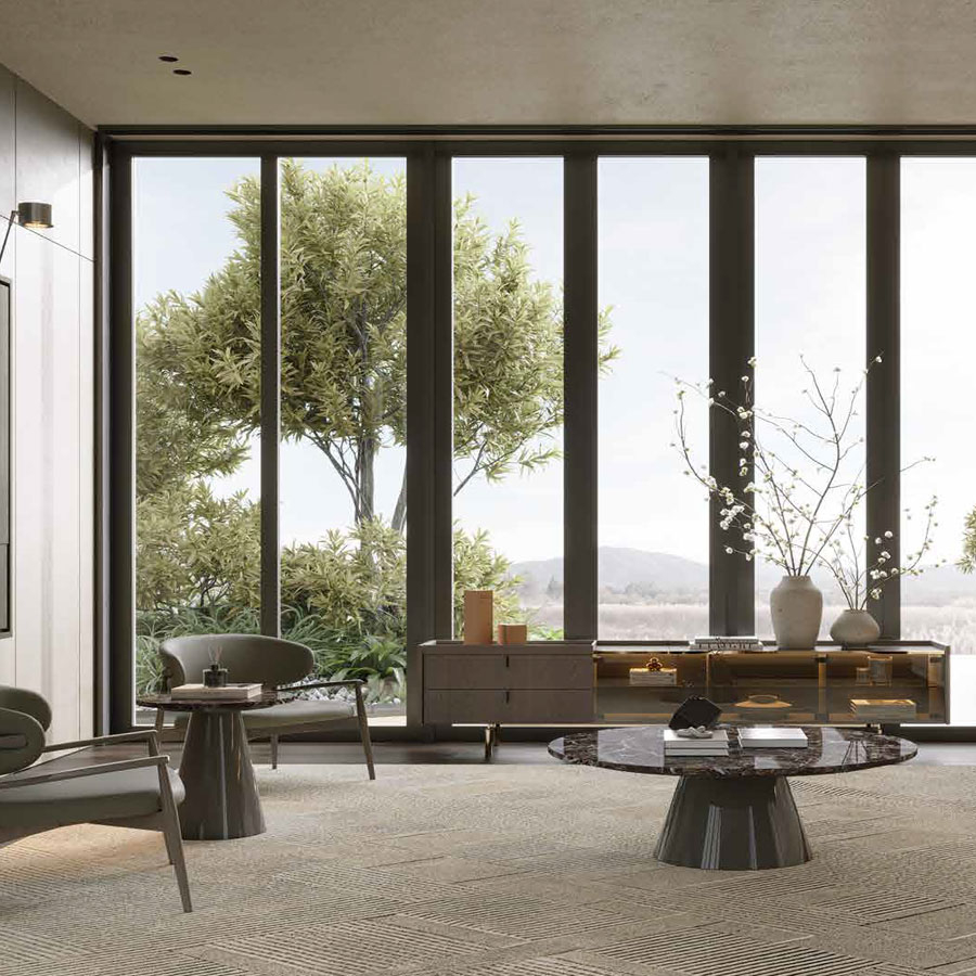Ambiente de salón con mueble de tv Colline