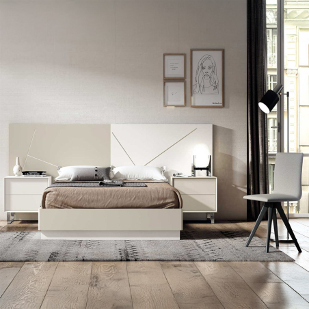 Vista en ambiente del Dormitorio Minimal 01, de BoCubi