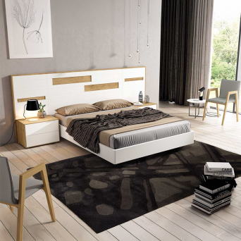 Dormitorio Dance 03 de BoCubi, fabricado en DM lacado y chapa de madera natural 2