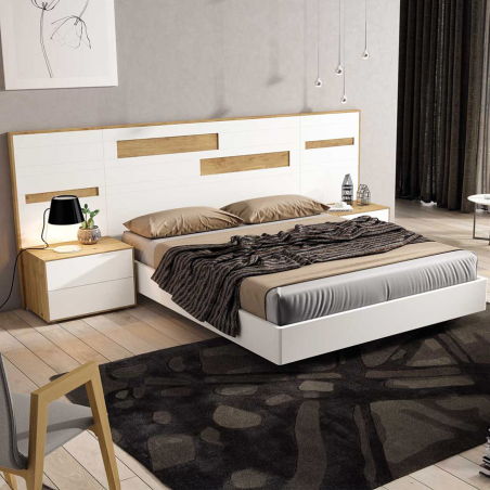 Dormitorio Dance 03 de BoCubi, fabricado en DM lacado y chapa de madera natural