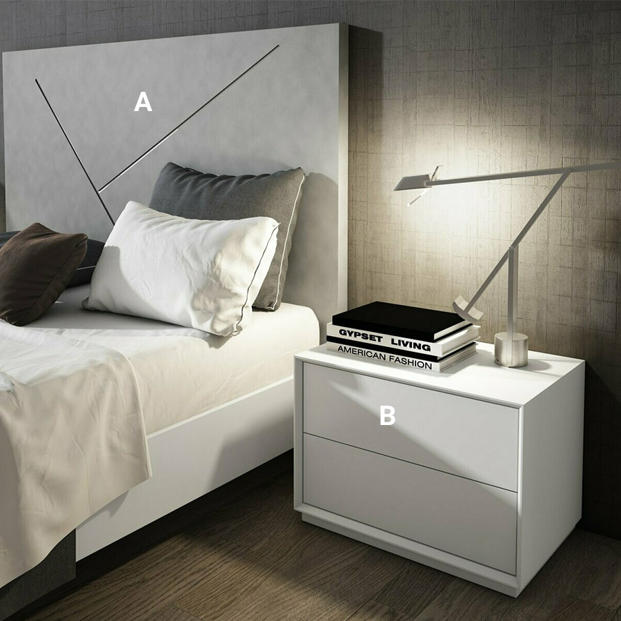 Personalización de acabados del Dormitorio Minimal de BoCubi