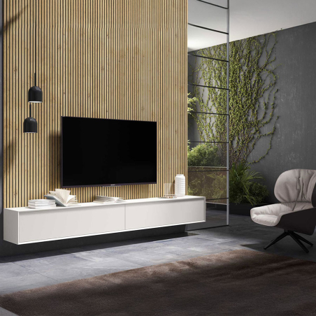 Vista en ambiente del Salón ID01 de BoCubi, de estilo minimalista
