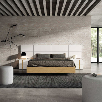 Dormitorio Classic 01 de BoCubi fabricado en chapa de madera natural y DM lacado 2