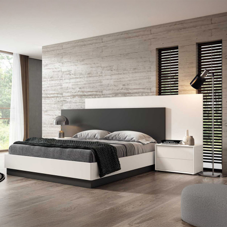 Dormitorio Free 05 de BoCubi, fabricado en DM lacado.