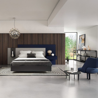 Dormitorio Free 01 de BoCubi, fabricado en DM lacado y de estilo moderno 2