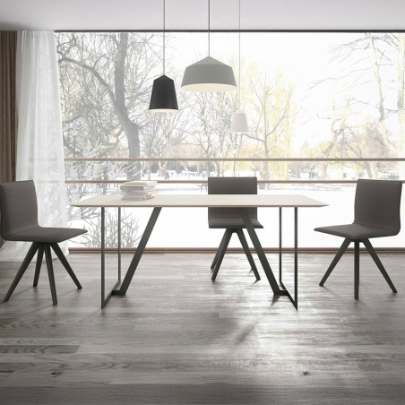 Vista en ambiente de comedor de la Mesa Nash de BoCubi