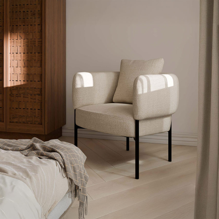 Butaca Agadir de Somcasa en ambiente de dormitorio