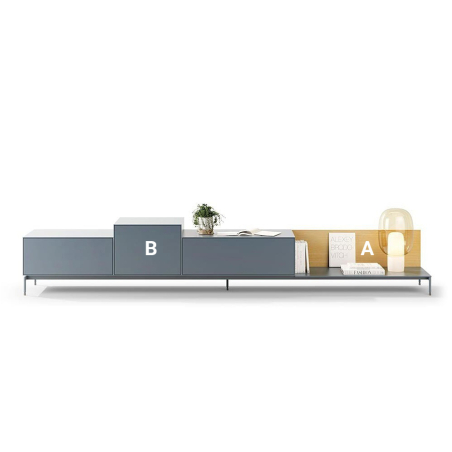 Personalización de acabados disponible para el Mueble TV Lauki 2