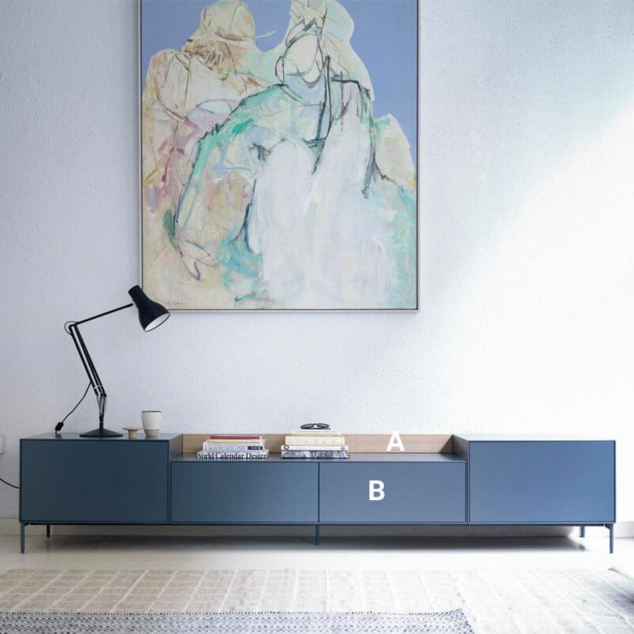 Personalización de acabados para el Mueble TV Lauki 5 de Treku