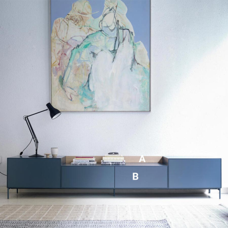 Personalización de acabados para el Mueble TV Lauki 5 de Treku