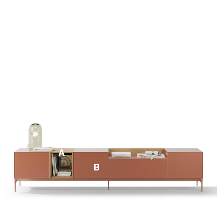 Personalización de acabados del Mueble TV Lauki 7 de Treku