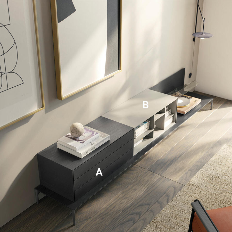 Personalización de acabados para el Mueble TV Lauki 3 de Treku