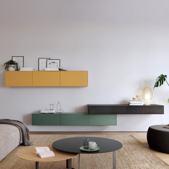 Salón Lauki de Treku, con tres módulos con puerta y seis módulos con cajón 2