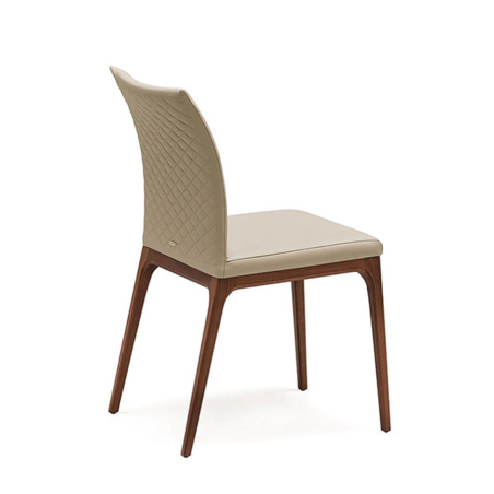 Silla Arcadia Couture de Cattelan Italia tapizado blanco