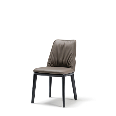 Silla Belinda de Cattelan Italia, acabado de las patas fresno negro