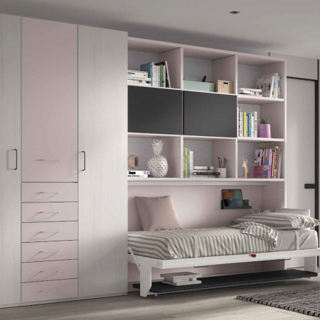 Dormitorio juvenil F-253 de la colección Advance Formas de Glicerio Chaves