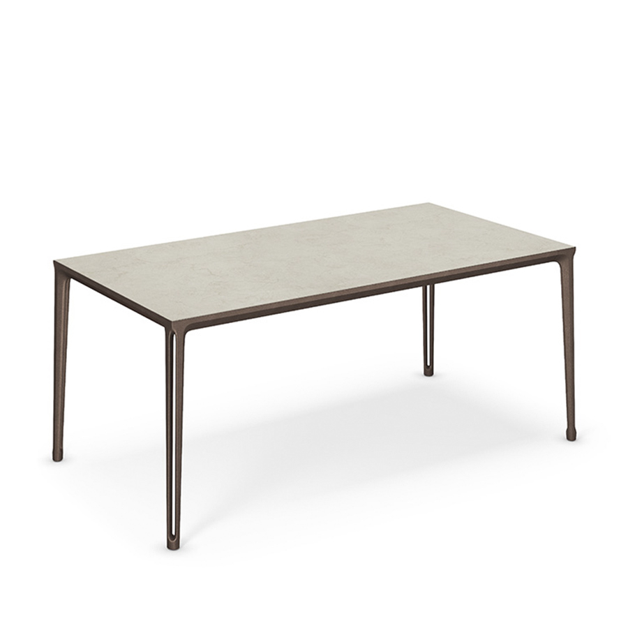 Mesa de comedor Boulevard Argile en versión rectangular