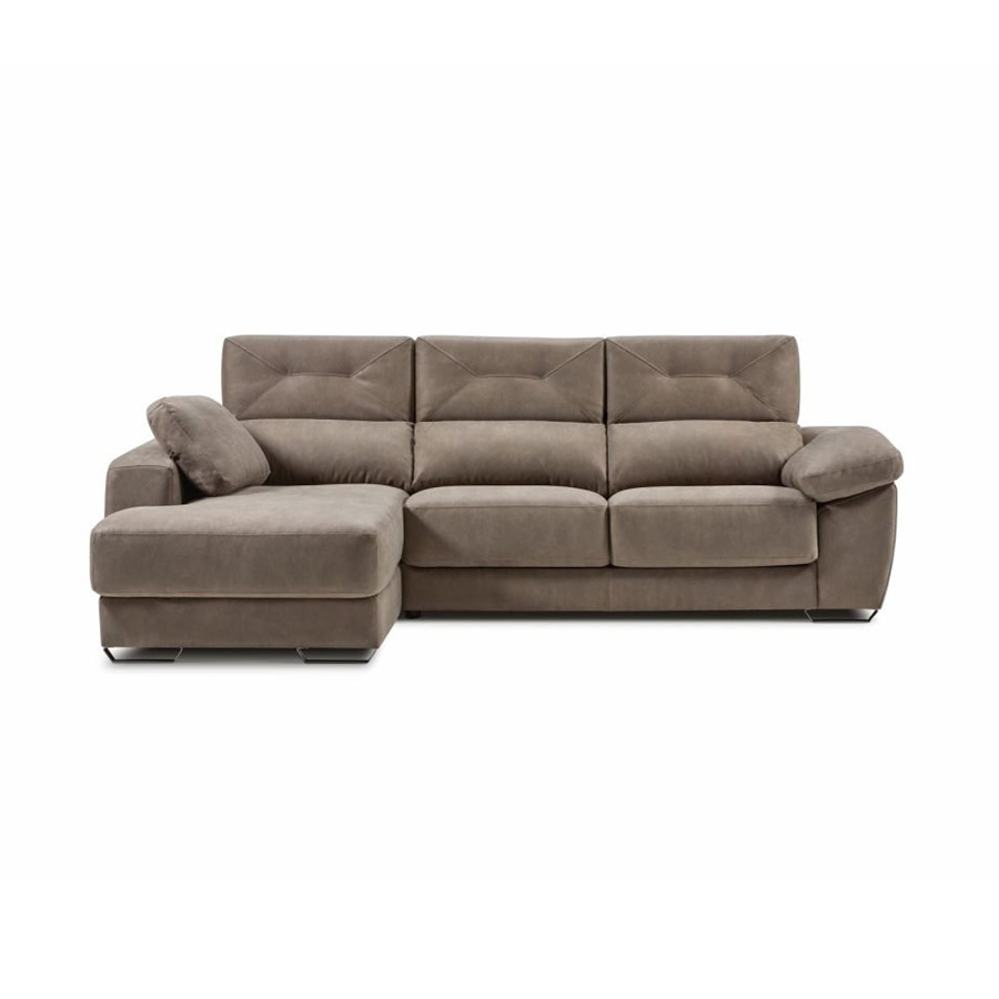 Chaiselongue deslizante Ángela en tapizado de la marca Pedro Ortiz.
