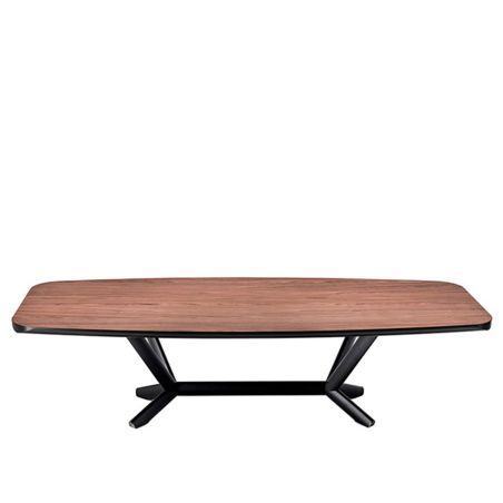 Mesa Planer Wood de Cattelan Italia acabado tapa madera nogal canaletto