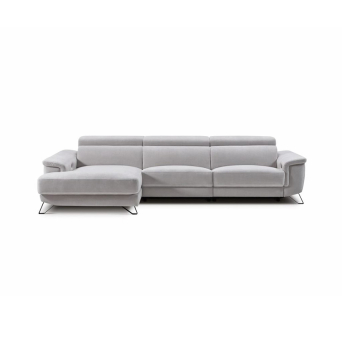 Chaiselongue relax Teruel de la marca nacional Pedro Ortiz con motor y cabezal motorizado.