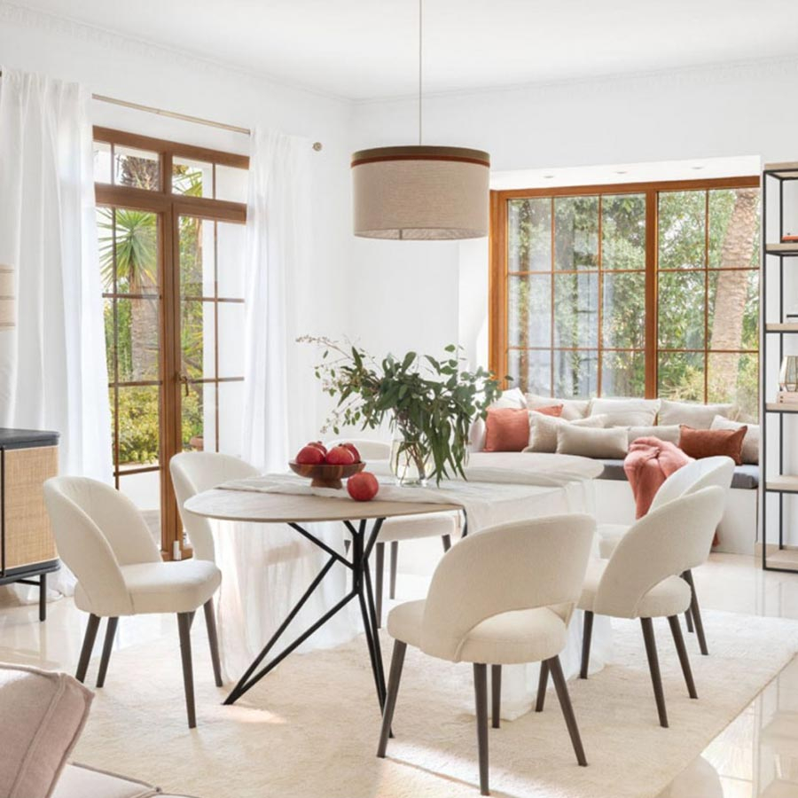 Silla Lexi de Crisal Decoración integrada en ambiente de comedor