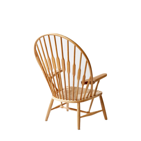 Vista trasera de la palillería del Sillón fabricado en madera de Crisal Decoración