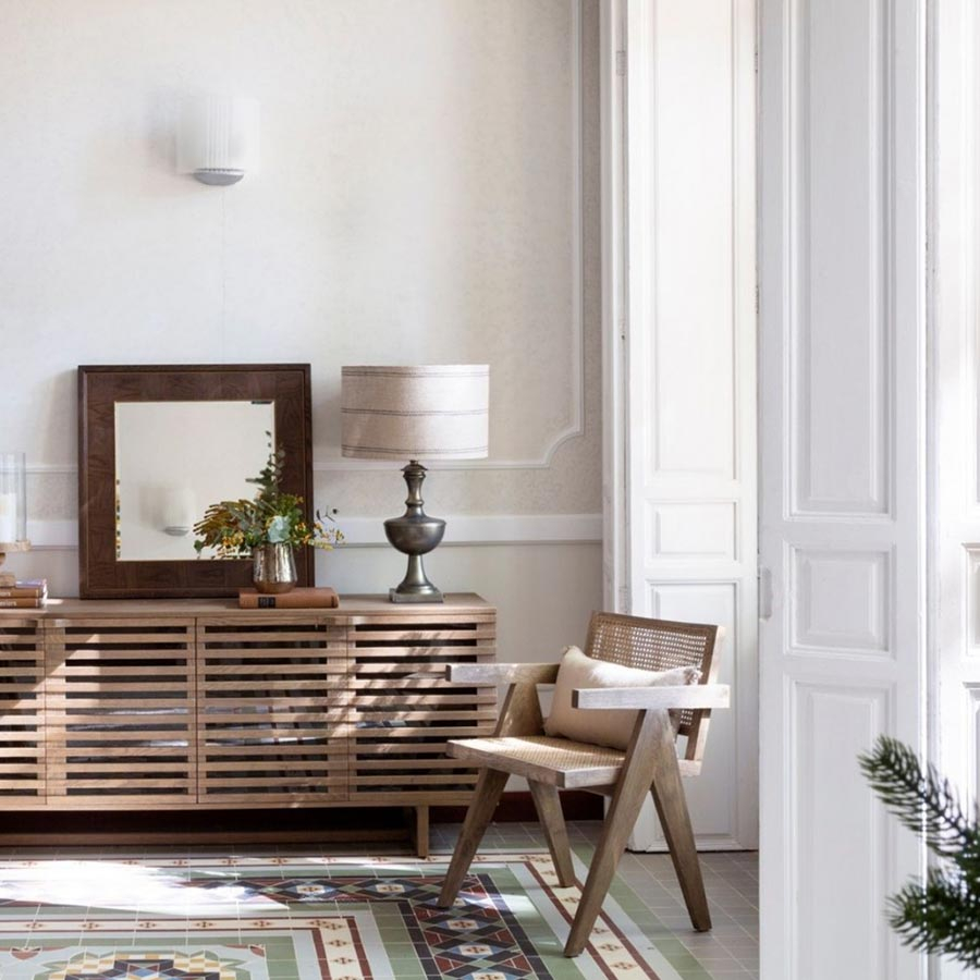 Silla Arthur de Crisal Decoración integrada en ambiente de salón
