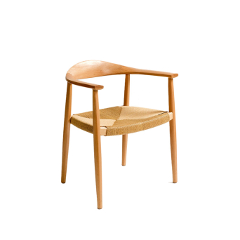 Silla Domino de Crisal Decoración, fabricada en madera y cuerda natural
