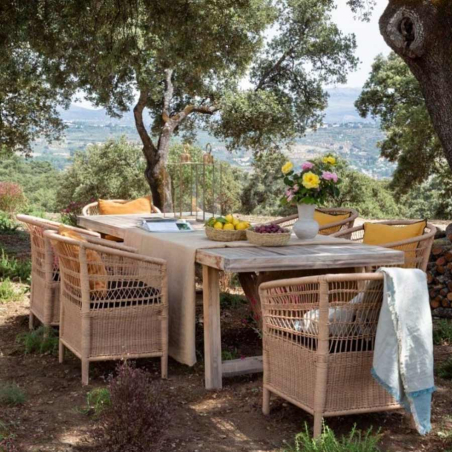 Sillón Jano de Crisal Decoración en ambiente con mesa