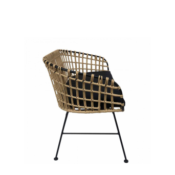 Sofá Ambar de Crisal Decoración, fabricado en ratán sintético 2