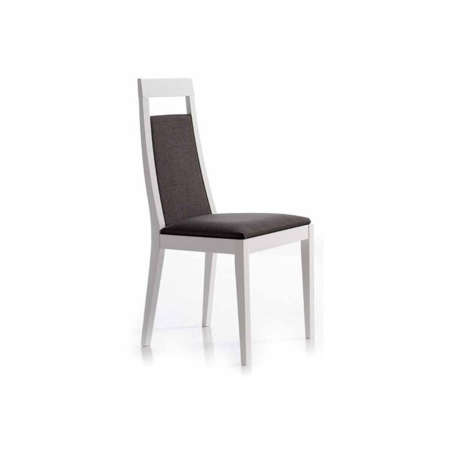 Silla Kelly de la marca Pemi Mobiliario en tapizado negro.