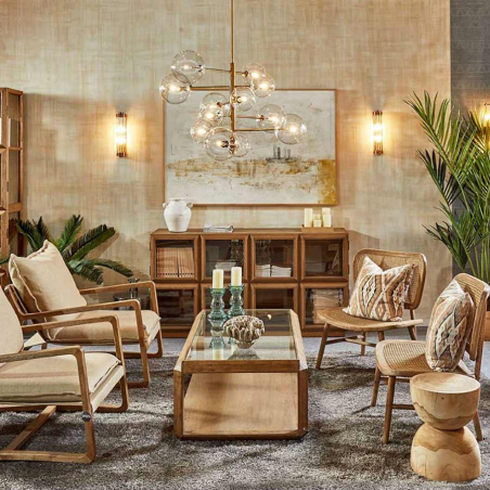 Mesa auxiliar Susun, de Crisal Decoración, integrada en ambiente