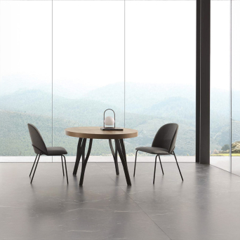 Mesa extensible Zahorí fabricada en chapa o melamina