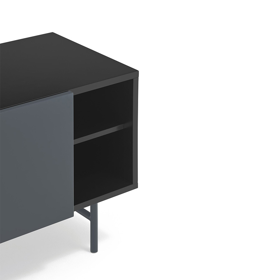 Detalle del interior del Mueble TV Nube de Teulat