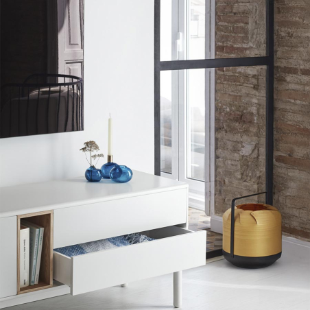 Detalle de los cajones del Mueble TV Corvo de Teulat