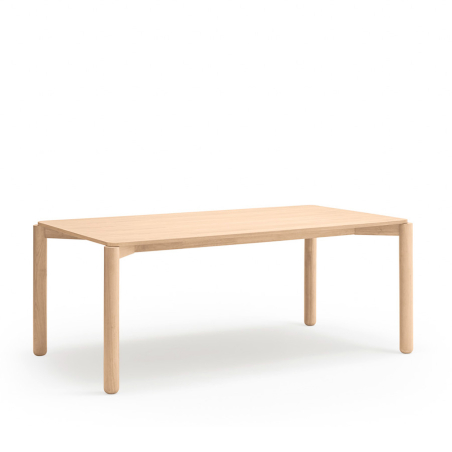 Mesa de comedor Atlas de Teulat con acabado en fresno natural