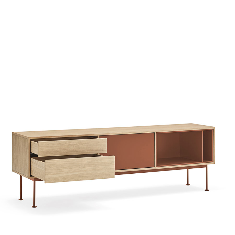 Mueble TV Yoko de Teulat con cajones