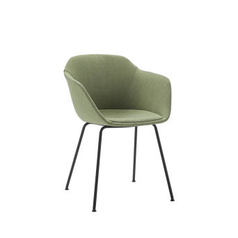 Sillón Taia tapizado, acabado en verde, de Inclass 2