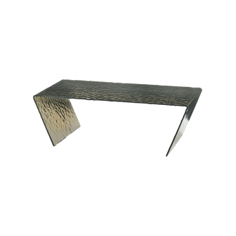 Mesa de centro Lyra de la firma italiana Target Point en acabado ceniza.