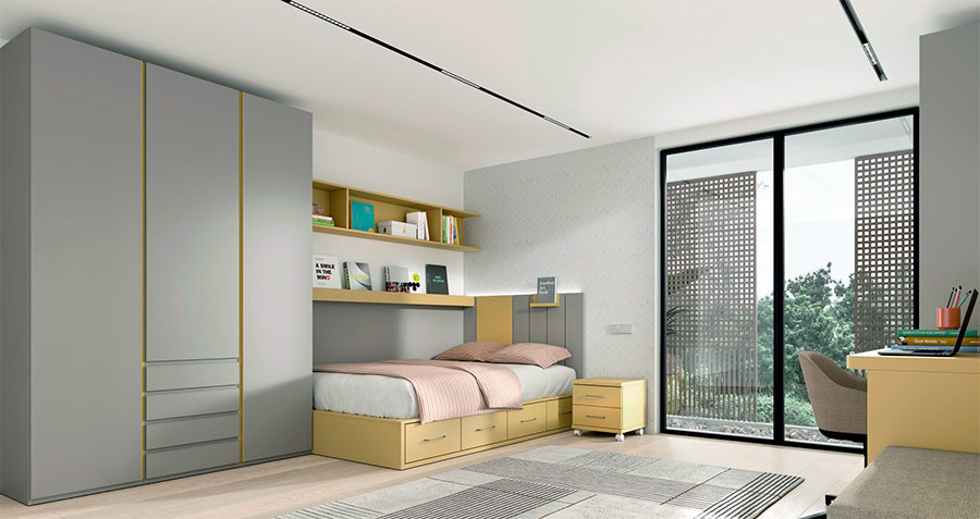 Dormitorio Juvenil AD-51 GLICERIO  CHAVES
