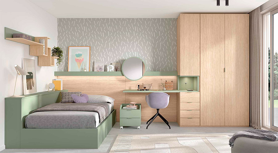 Dormitorio Juvenil AD-55 Glicerio Chaves