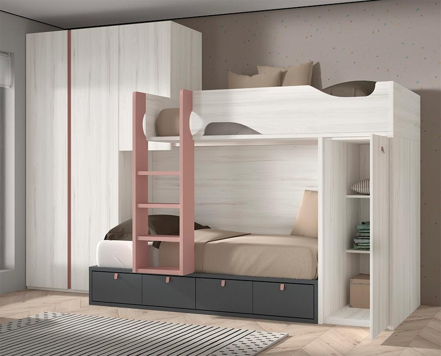 Dormitorio Juvenil F215 Glicerio Chaves