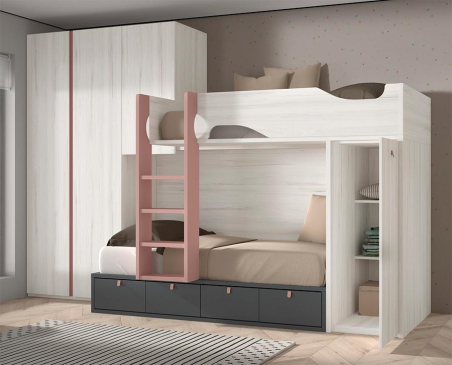 Dormitorio Juvenil F215 Glicerio Chaves