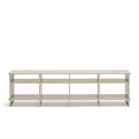 Mueble TV Inari de la firma valenciana Teulat en acabado arena.