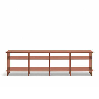 Mueble TV Inari de la firma valenciana Teulat en acabado arena. 2