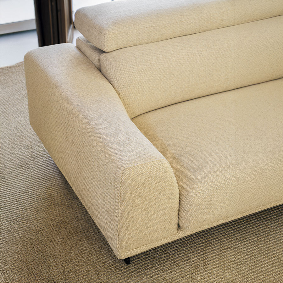 Chaiselongue Nadir de Temasdos en vista detalle del brazo.