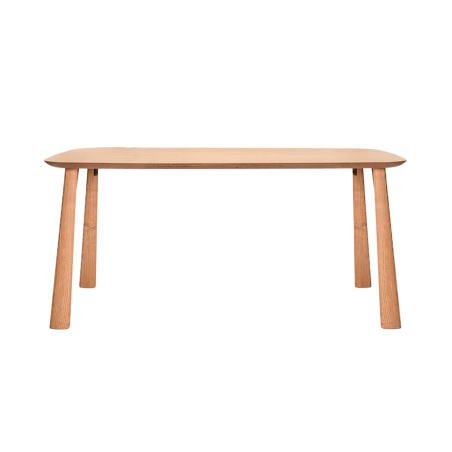 Mesa de comedor fabricada en fresno Mibu de Ondarreta