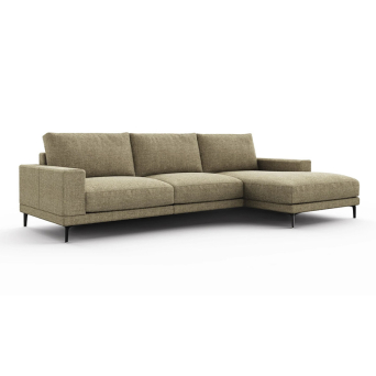Chaiselongue Altano de la firma Temasdos con pata metálica.