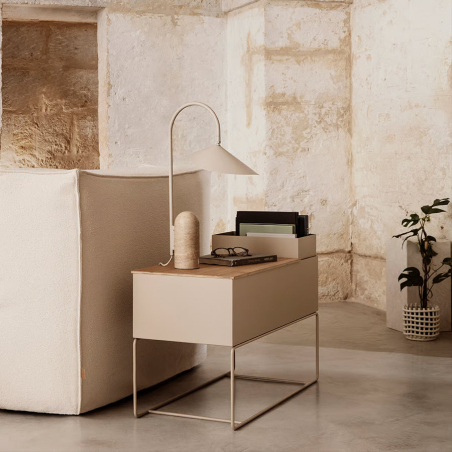 lámpara Arum cashmere en ambiente salón