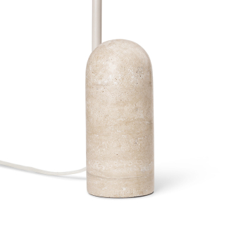 Lámpara de mesa Arum de Ferm Living en piedra trementino 2